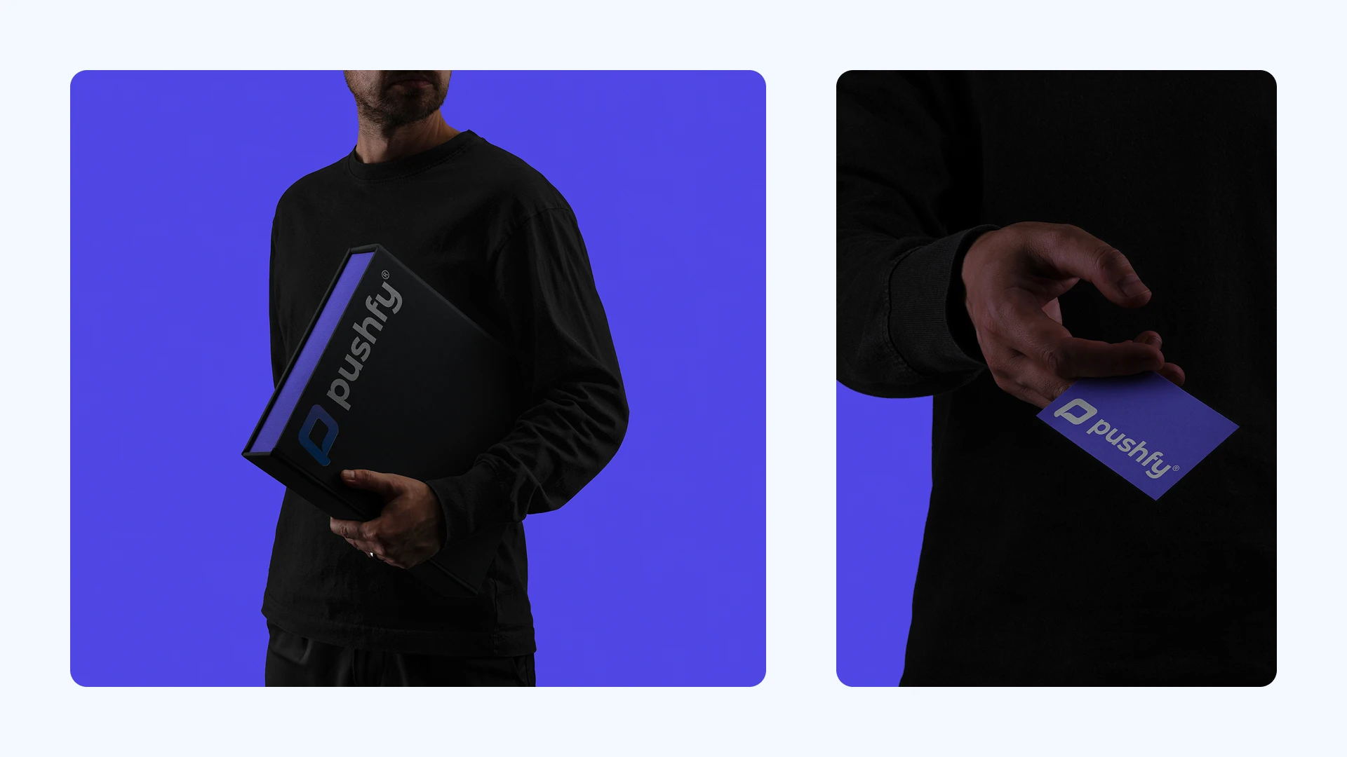 Pushfy 26 Aplicações da identidade Pushfy